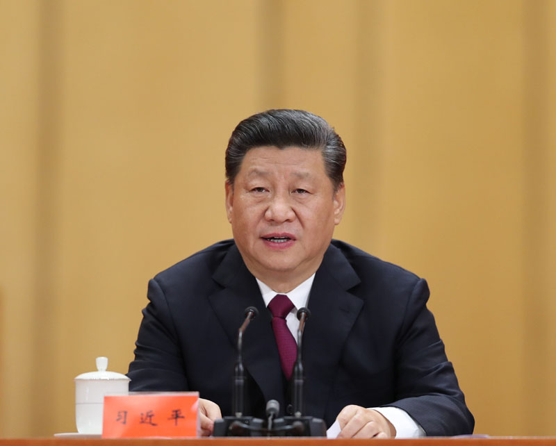 4月30日，紀(jì)念五四運(yùn)動(dòng)100周年大會(huì)在北京人民大會(huì)堂隆重舉行。中共中央總書(shū)記、國(guó)家主席、中央軍委主席習(xí)近平在大會(huì)上發(fā)表重要講話。